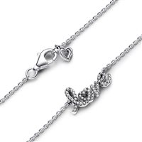 Collana Pandora Donna in Argento Zirconia 393076C01-45 - 393076C01-45